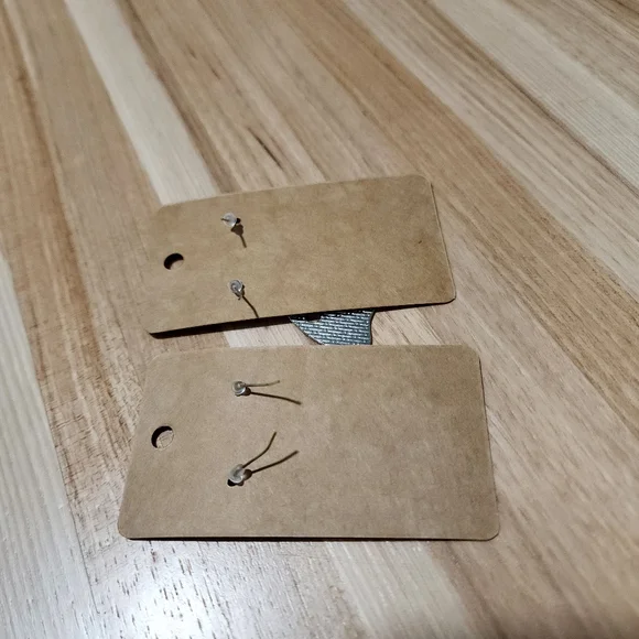 Handmade Blue Tiger Cat & Ouija Board Eye Earrings Set - Picture 5 of 6